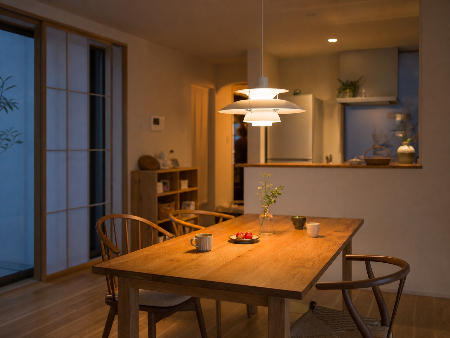 あたたかい照明のともる住まい